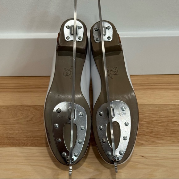 Riedell Model 112W Women Ladies White Figure Ice Skates Size 9 - Picture 7 of 13